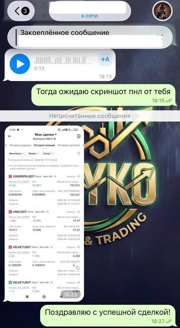 Клиент: 1000PEPEUSDT +34.86%